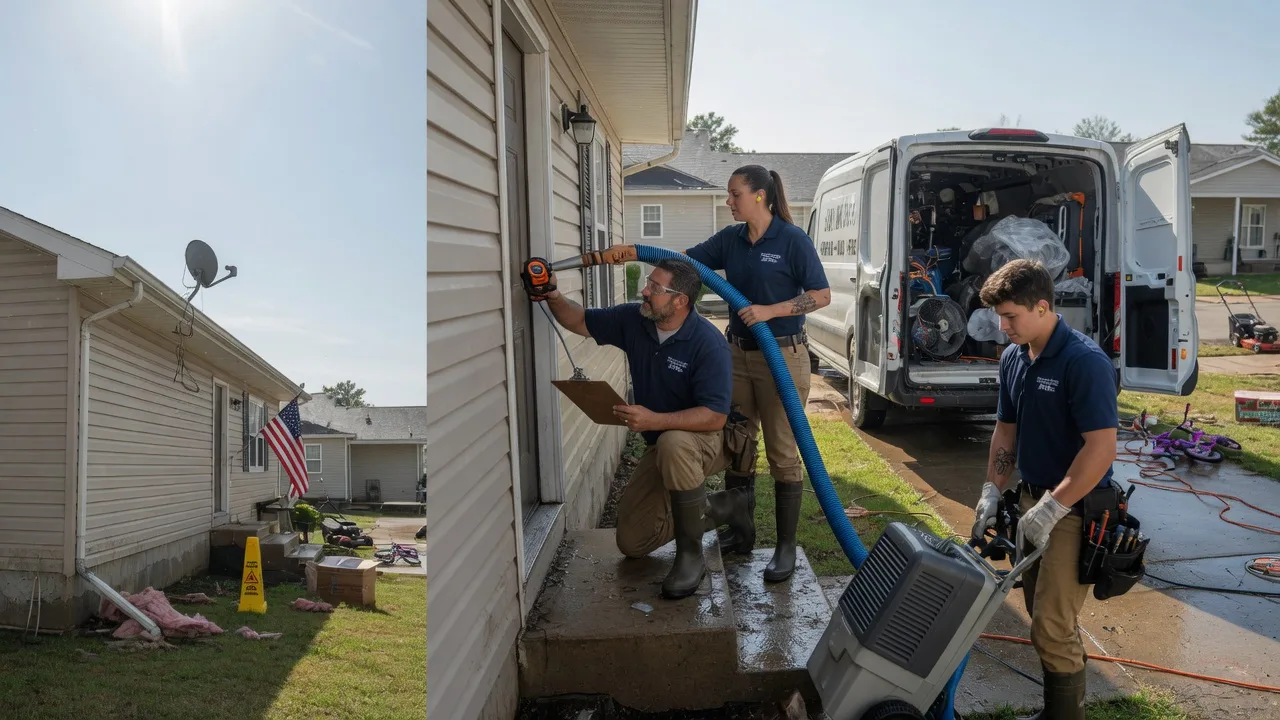 Ceiling Water Damage Restoration in Stuart, IA near me